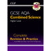 New GCSE AQA Higher  9-1 Complete Revision & Practice 2 Books Collection Set  (Combined Science & Maths ) - The Book Bundle
