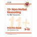 CGP 11+ Gl Verbal,Non-Verbal Reasoning,Maths Practice 3 Books Collection Set - The Book Bundle