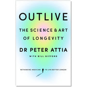 Outlive: The Science and Art of Longevity, Built to Move 2 Books Collection Set - The Book Bundle