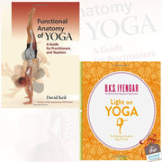 Functional Anatomy of Yoga and Light on Yoga Collection 2 Books Bundle With Gift Journal - The Book Bundle