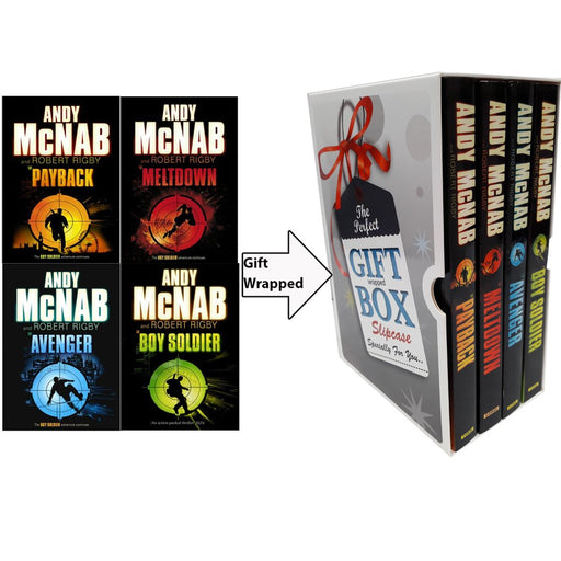 Andy McNab Boy Soldier 4 Books Collection Box Set (Boy Soldier, Payback, Avenger, Meltdown) - The Book Bundle