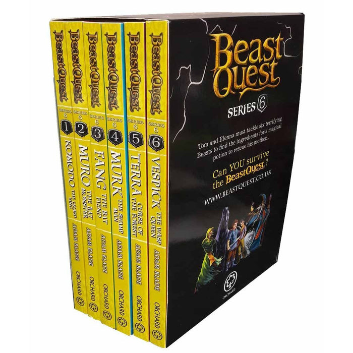 Beast Quest Pack: Series 6, 6 books, RRP £29.94 (Komodo, Muro, Fang, Murk, Terra, Vespick). (Beast Quest) - The Book Bundle