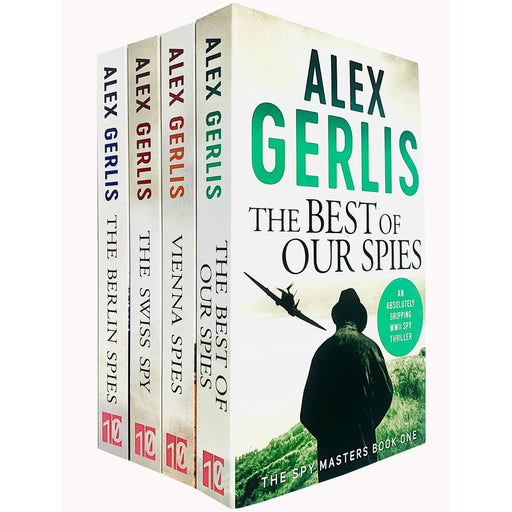 Alex Gerlis Spy Masters Series 4 Books Collection Set (The Best of Our Spies, The Swiss Spy, ) - The Book Bundle