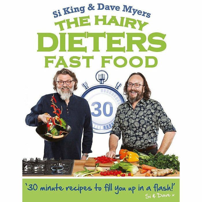 Hairy Dieters Fast Food, Hairy Dieters Make It Easy, Lose Weight for Good Diet Bible, Hidden Healing Powers 4 Books Collection Set - The Book Bundle