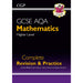 New GCSE AQA Higher  9-1 Complete Revision & Practice 2 Books Collection Set  (Combined Science & Maths ) - The Book Bundle