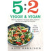5 2 Veggie and vegan, vegetarian 5 2 fast diet and slow cooker vegetarian recipe book 3 books collection set - The Book Bundle
