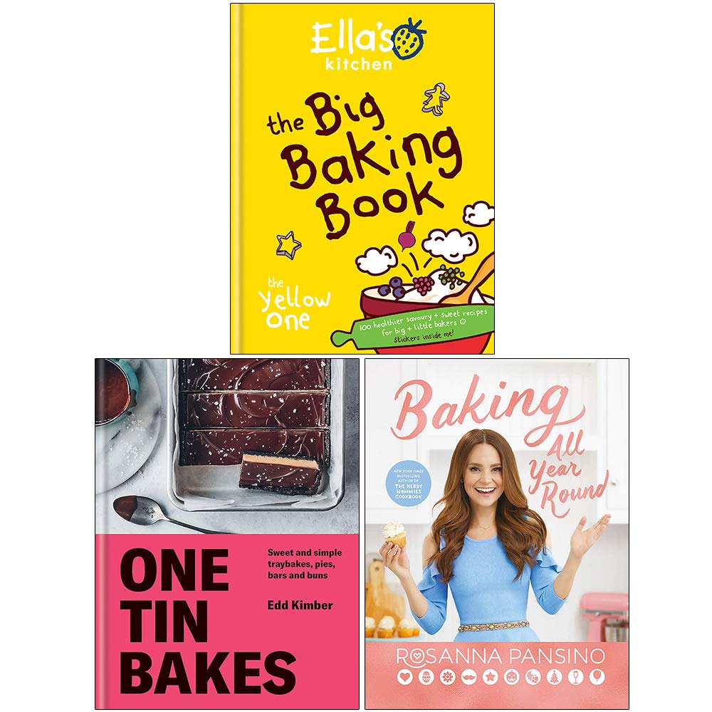 The Big Baking Book, One Tin Bakes, Baking All Year 3 Books Collection ...