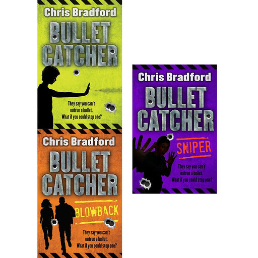 Chris bradford bullet catcher series 3 books collection set (bulletcatcher, blowback, sniper) - The Book Bundle
