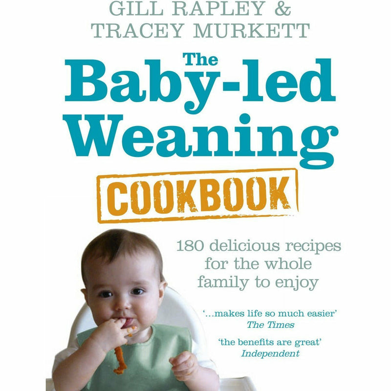Two cookbook books from the Baby Food Matters collection by Tracey Murkett and Gill Rapley, featuring colorful food photography.