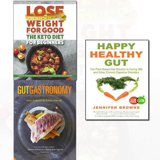 Gut Gastronomy[Hardcover],Happy Healthy Gut,The Fodmap Navigator 3 Books Collection Set - The Book Bundle