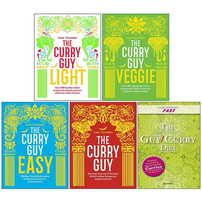 Dan Toombs The Curry Guy and Guy Curry Diet 5 Books Collection Set ...