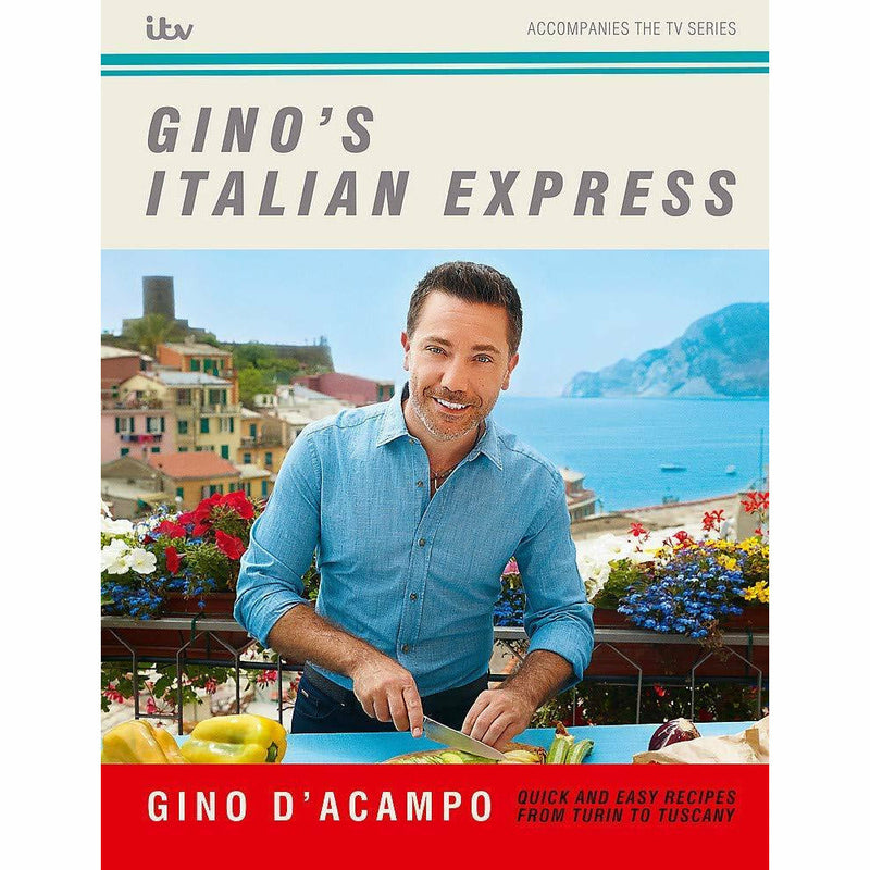 Collection of three cookbooks including Gino D'Acampo and Hairy Bikers, featuring Italian recipes and one-pot meal ideas.