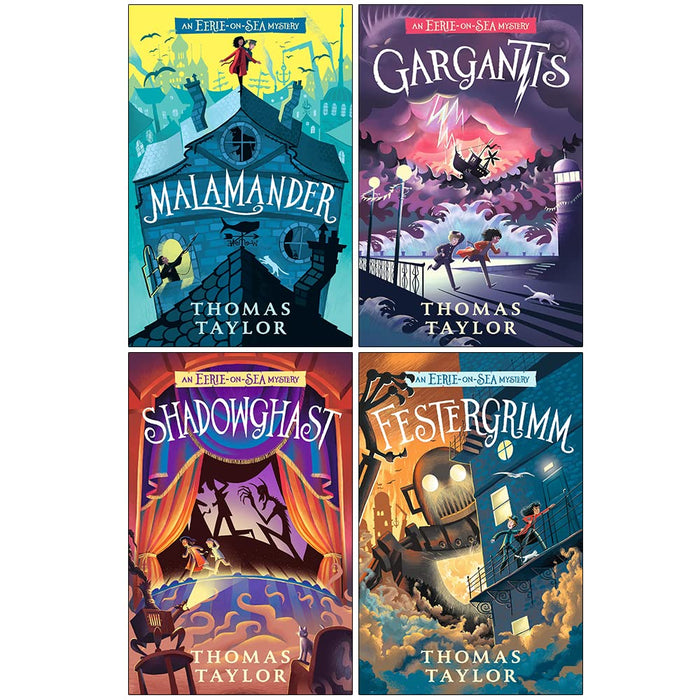 An Eerie-on-Sea Mystery book Series 1 - 4 Books Collection Set by Thomas Taylor - The Book Bundle
