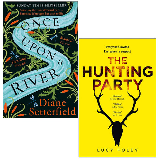 Once Upon a River By Diane Setterfield & The Hunting Party By Lucy Foley 2 Books Collection Set - The Book Bundle