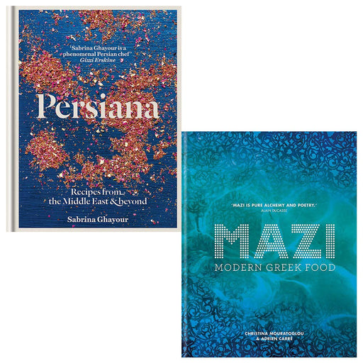 Persiana Recipes From The Middle East & Beyond, Mazi Modern Greek Food 2 Books Collection Set - The Book Bundle