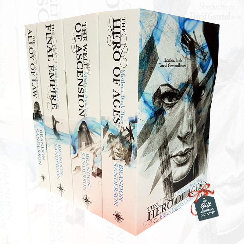 Brandon Sanderson Mistborn Series 4 Books Bundle Collection With Gift Journal - The Book Bundle