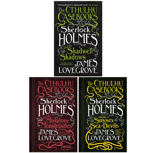 James Lovegrove The Cthulhu Casebooks Series 3 Books Collection Set - The Book Bundle