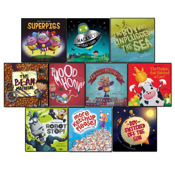 Three Little Superpigs & Other Stories 10 Books Collection Set - The Book Bundle
