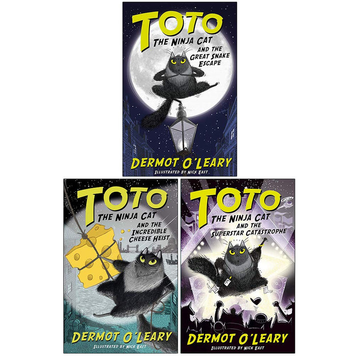 The Toto the Ninja Cat Series 3 Books Collection Set By Dermot O’Leary - The Book Bundle
