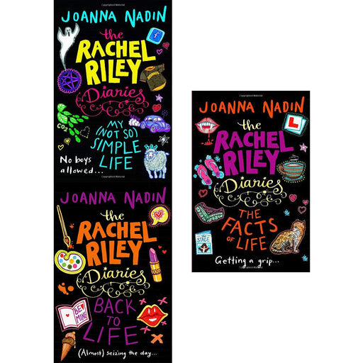 Joanna nadin rachel riley collection 3 books set (my (not so) simple life, back to life, the facts of life) - The Book Bundle