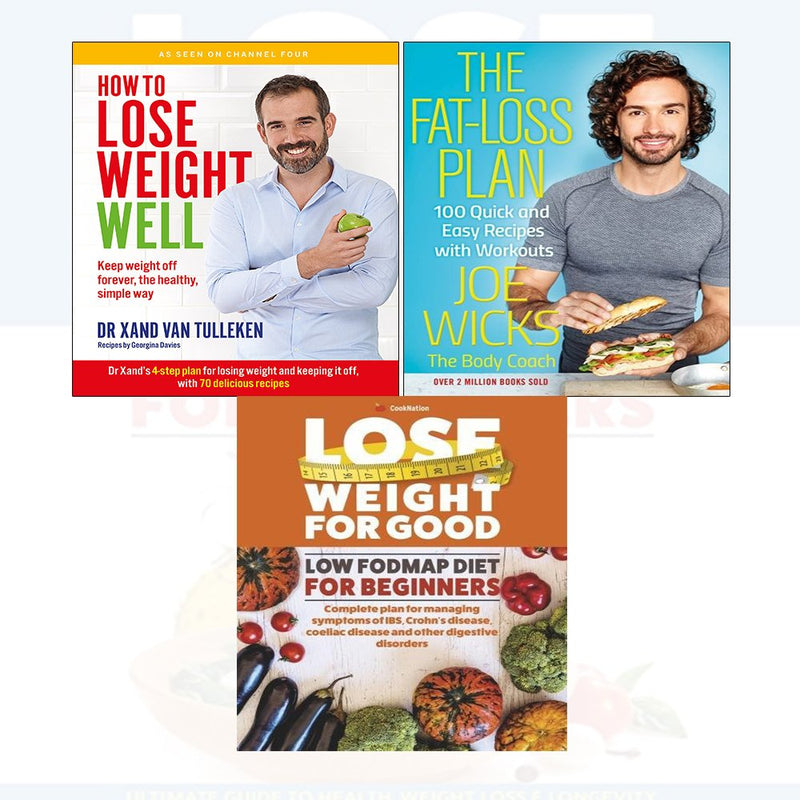 lose weight , Low Fodmap, fat-loss plan,blood sugar 3 books collection set - The Book Bundle