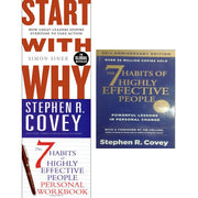 Start with why and 7 habits of highly effective people personal workbook 3 books collection set - The Book Bundle