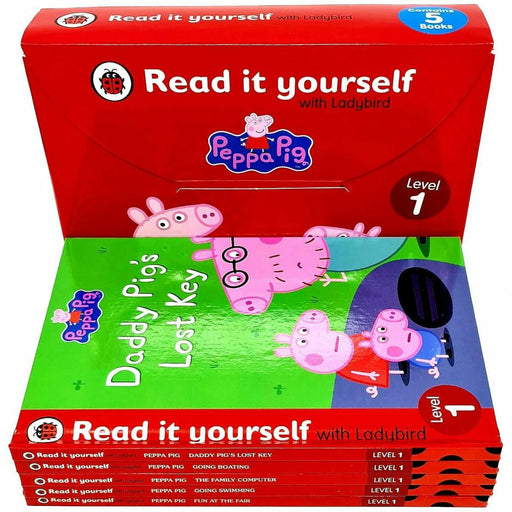 Peppa Pig Read It Yourself with Ladybird Level 1: 5 Books Collection Set - The Book Bundle