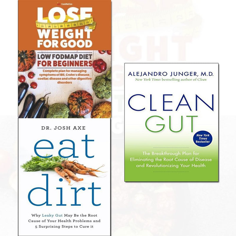 Eat Dirt,Keto Diet For Beginners,Clean Gut 3 Books Collection Set - The Book Bundle