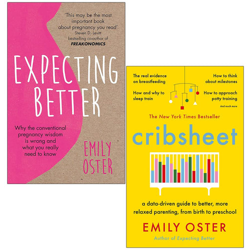 Emily Oster Collection 2 Books Set (Expecting Better, Cribsheet) - The Book Bundle