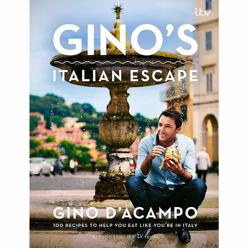 Gino D'Acampo Collection 3 Books Set (Ginos Italian Express, Gino's Italian Adriatic Escape, Gino's Italian Escape) - The Book Bundle
