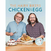 Set of three Hairy Bikers cookbooks by Si King and Dave Myers, featuring chicken, egg recipes, vegetarian dishes, and easy meal ideas.