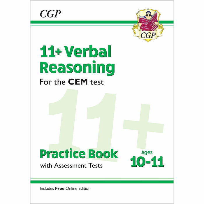 11+ For CEM Test NEW Practice Book & Assessment Tests 3 Books Collection Set AGE 10-11 Include Free Online Edition - The Book Bundle