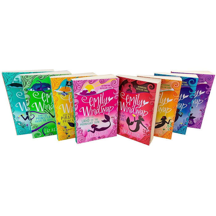 Liz Kessler The Tail of Emily Windsnap Sparkling Underwater Adventures 8 Books Collection - The Book Bundle
