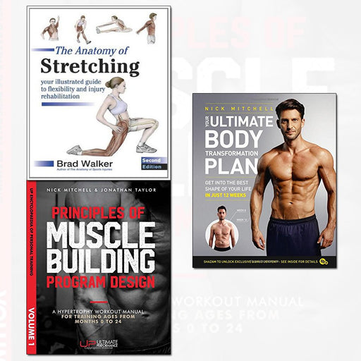 Your Ultimate,Principles of Muscle,Anatomy of Stretching 3 Books Collection Set - The Book Bundle