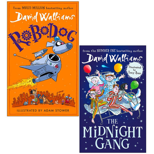 David Walliams Collection 2 Books Set (Robodog & The Midnight Gang) - The Book Bundle