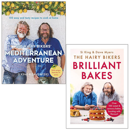 The Hairy Bikers Collection 2 Books Set (Mediterranean Adventure & Brilliant Bakes) - The Book Bundle