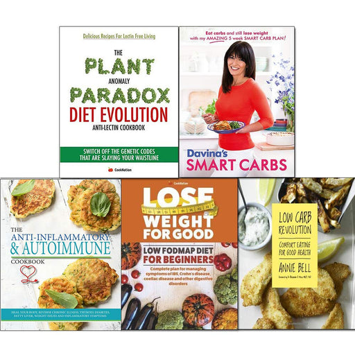 Davina's, fodmap , the anti-inflammatory and plant  5 books collection set - The Book Bundle