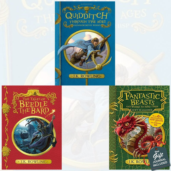 J.K.Rowling Collection 3 Books Set Tales of Beedle the Bard Fantastic  Beasts New