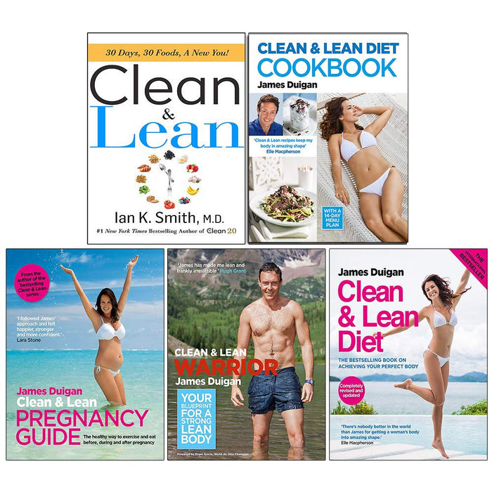 Clean and Lean Collection 5 Books Set (Clean & Lean [Hardcover], Clean & Lean Diet Cookbook, Pregnancy Guide, Warrior, Clean & Lean Diet) - The Book Bundle