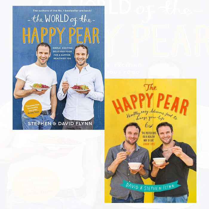 david flynn 2 books collection set - (the world of the happy pear,the happy pear: healthy, easy, delicious food to change your life) - The Book Bundle