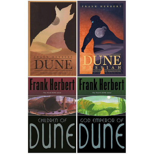 Dune Series 1 to 4 Book : 4 Books Collection Set - The Book Bundle