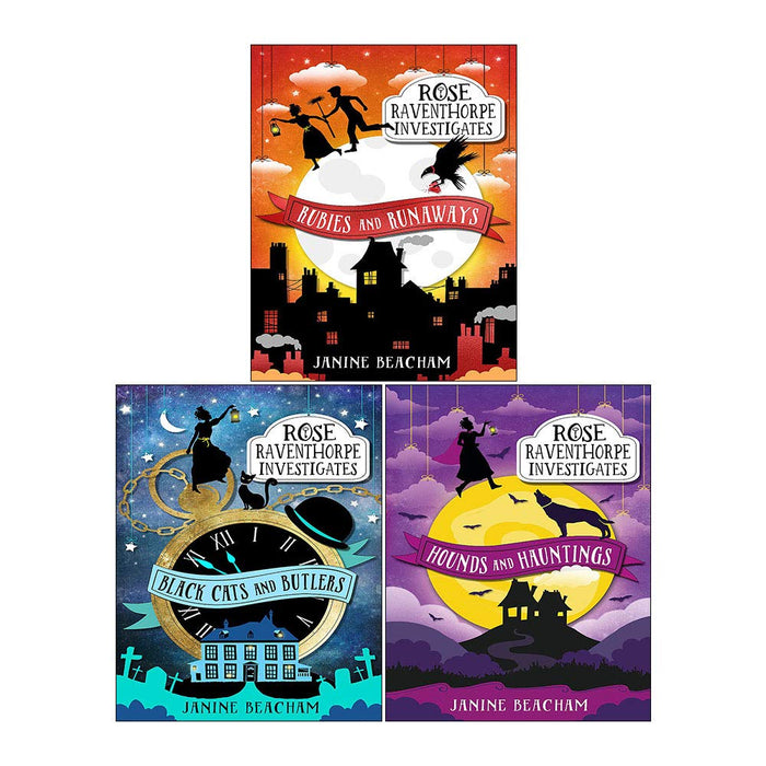 Black cats and butlers, rubies and runaways, hounds and hauntings 3 books collection set - The Book Bundle