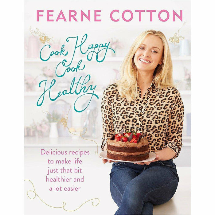 Fearne Cotton Collection 5 Books Set (Cook Happy Cook Healthy, Cook Eat Love, Happy, Calm, Quiet) - The Book Bundle