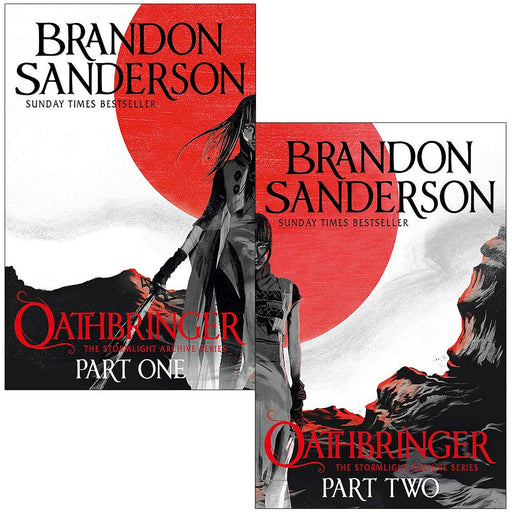 The Stormlight Archive Book Series 2 Books Set By Brandon Sanderson (Oathbringer Part 1 & 2) - The Book Bundle