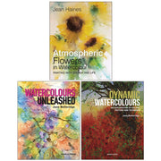 Atmospheric Flowers in Watercolour [Hardcover], Watercolours Unleashed, Dynamic Watercolours 3 Books Collection Set - The Book Bundle