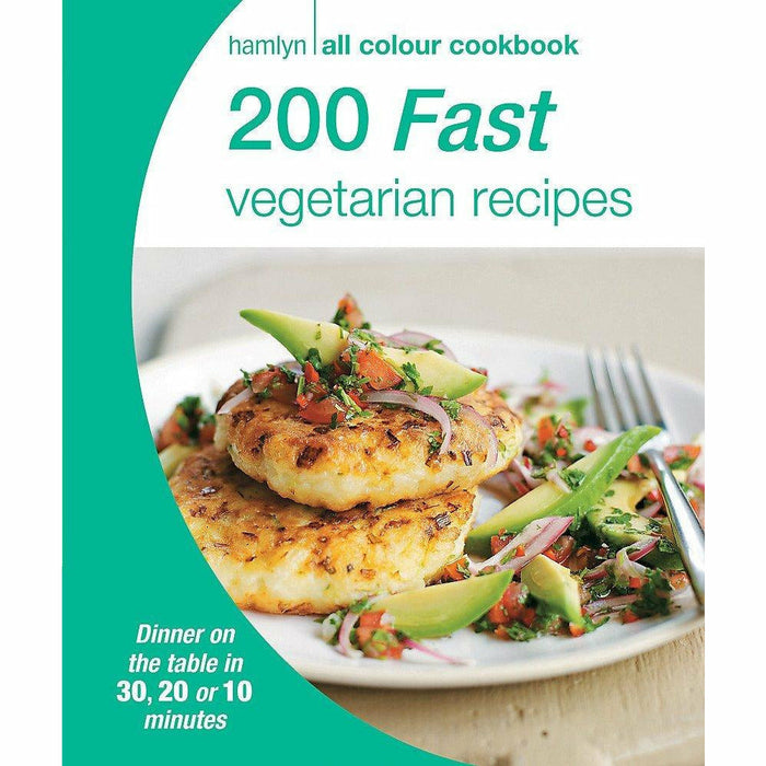 200 Fast Vegetarian Recipes, Veg Jamie Oliver [Hardcover], The Vegan Longevity Diet, Vegan Cookbook For Beginners 4 Books Collection Set Paperback - The Book Bundle