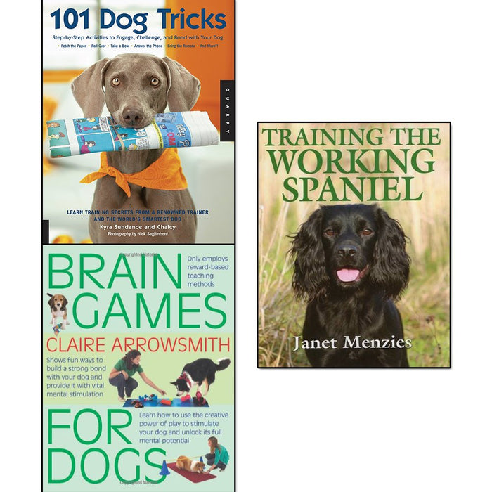 Training The, 101 Dog Tricks And Brain Books Collection Set