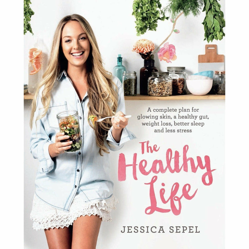 Bluebird paperback books from Jessica Sepel's Healthy Life & Living the Healthy Life collection set, featuring non-fiction health and wellness guides.