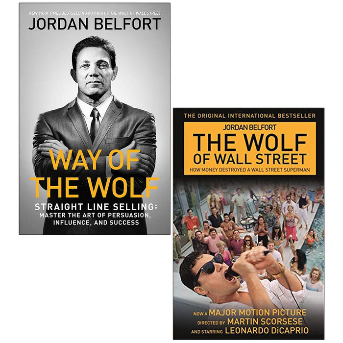 Way of the Wolf, influence,success & The Wolf of Wall Street 2 Books Collection Set - The Book Bundle