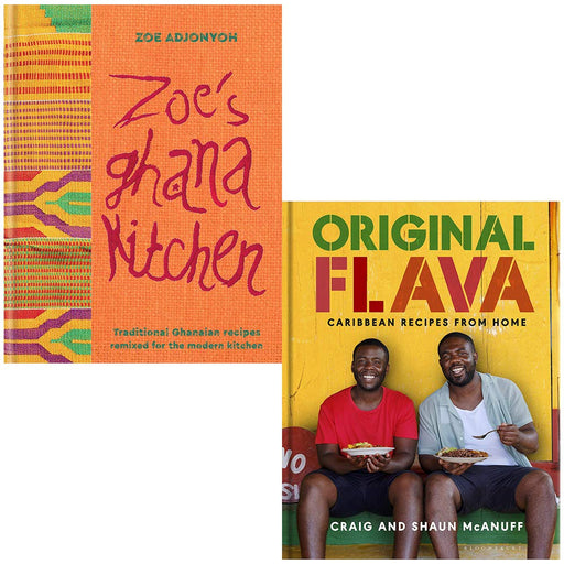 Zoe's Ghana Kitchen, Original Flava Caribbean Recipes from Home 2 Books Collection Set - The Book Bundle